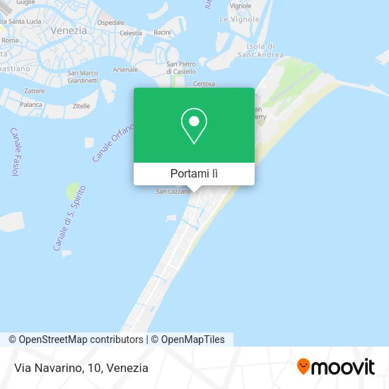 Mappa Via Navarino, 10
