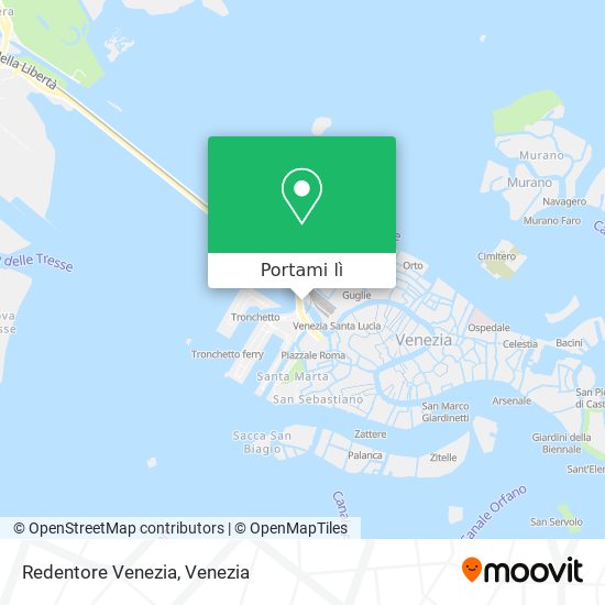 Mappa Redentore Venezia