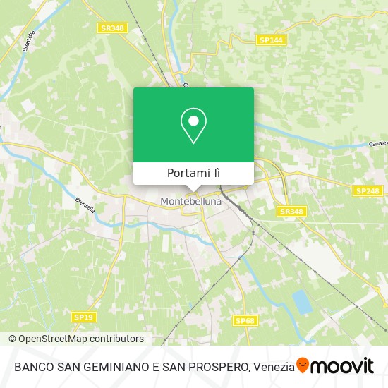 Mappa BANCO SAN GEMINIANO E SAN PROSPERO