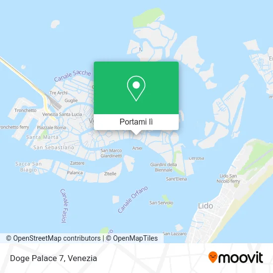Mappa Doge Palace 7