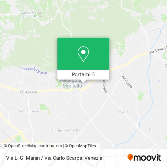 Mappa Via L. G. Manin / Via Carlo Scarpa