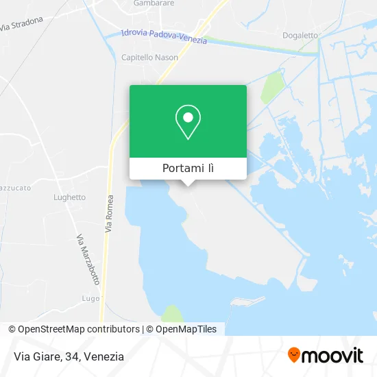 Mappa Via Giare, 34