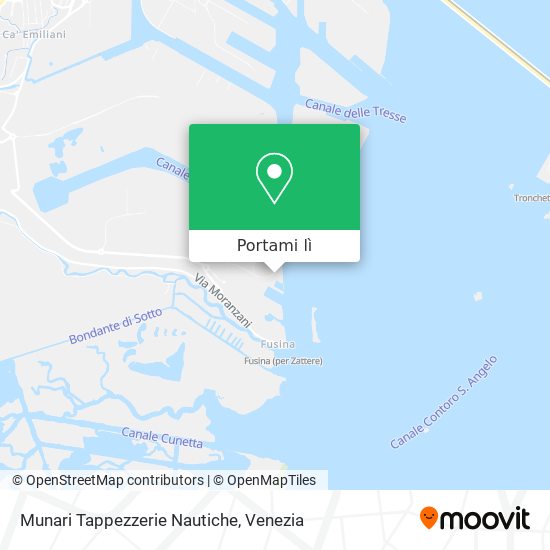 Mappa Munari Tappezzerie Nautiche