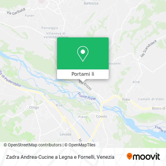 Mappa Zadra Andrea-Cucine a Legna e Fornelli