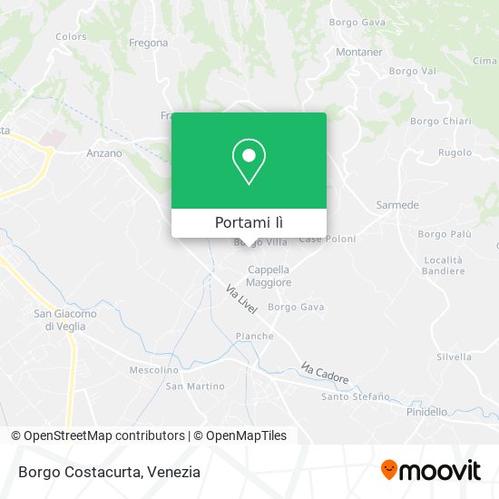 Mappa Borgo Costacurta