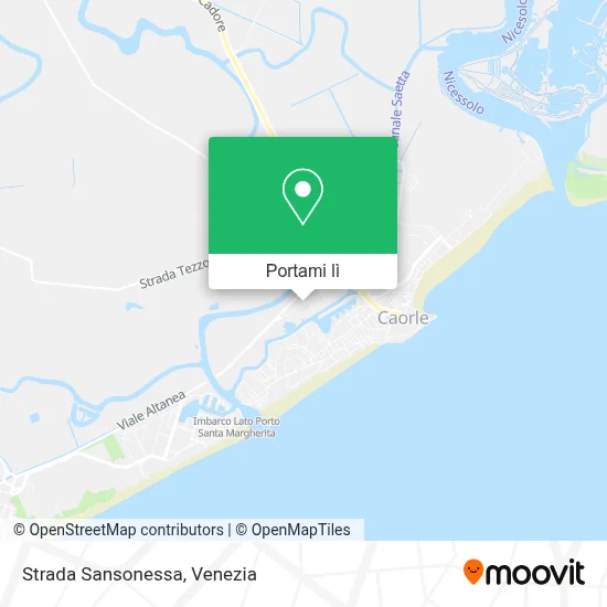 Mappa Strada Sansonessa