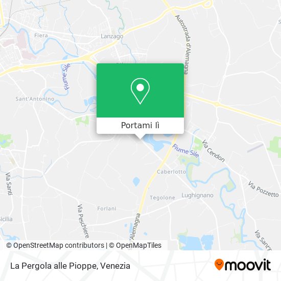 Mappa La Pergola alle Pioppe