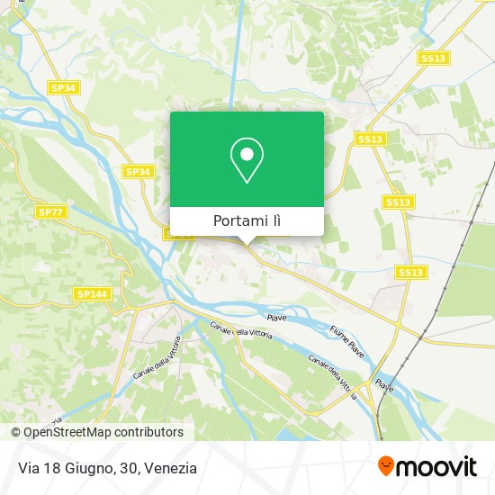 Mappa Via 18 Giugno, 30