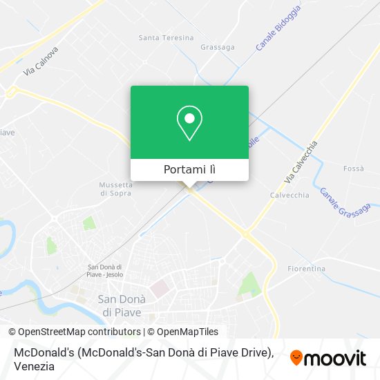 Mappa McDonald's (McDonald's-San Donà di Piave Drive)