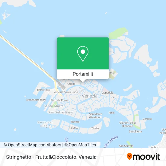 Mappa Stringhetto - Frutta&Cioccolato