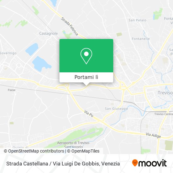 Mappa Strada Castellana / Via Luigi De Gobbis