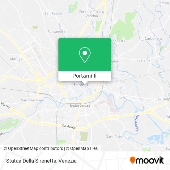 Mappa Statua Della Sirenetta