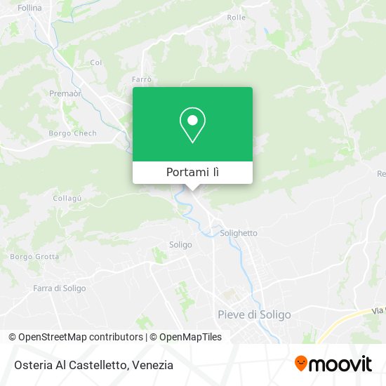 Mappa Osteria Al Castelletto