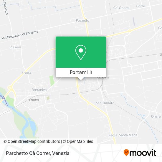 Mappa Parchetto Cà Correr