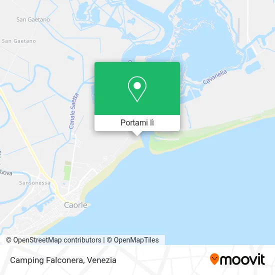 Mappa Camping Falconera