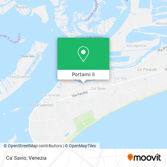 Mappa Ca' Savio