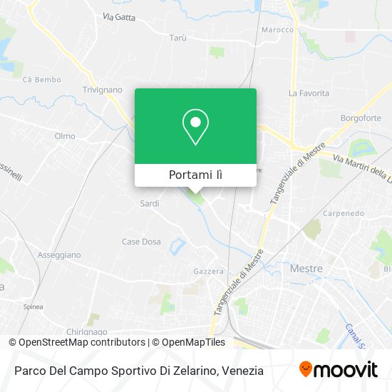Mappa Parco Del Campo Sportivo Di Zelarino