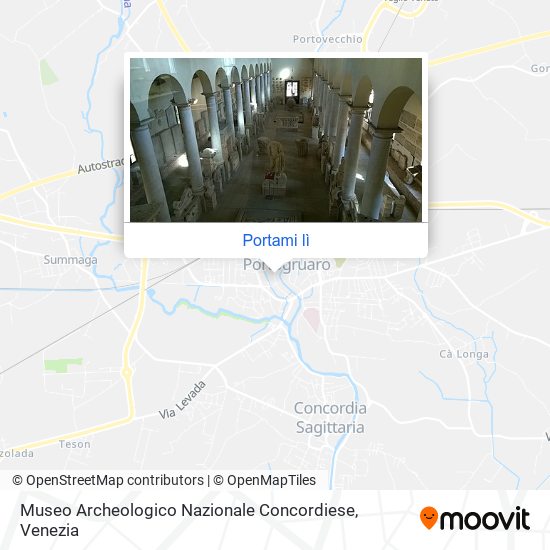 Mappa Museo Archeologico Nazionale Concordiese