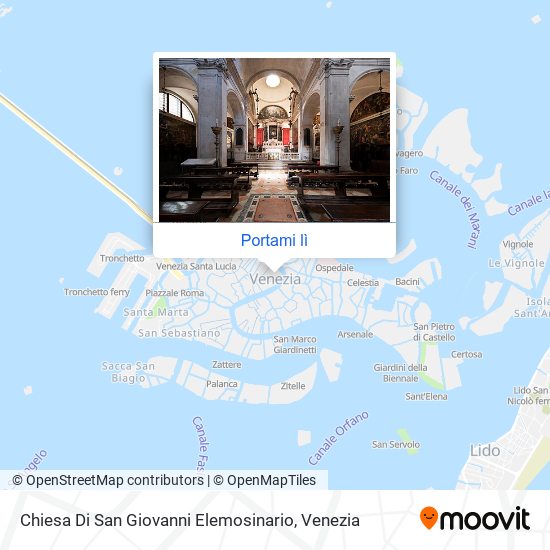 Mappa Chiesa Di San Giovanni Elemosinario