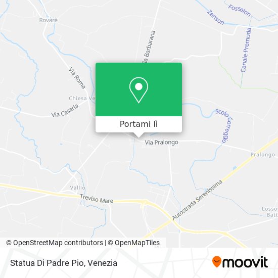 Mappa Statua Di Padre Pio