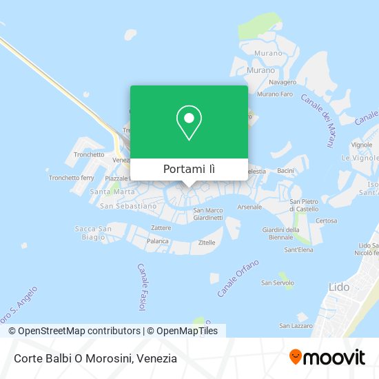 Mappa Corte Balbi O Morosini