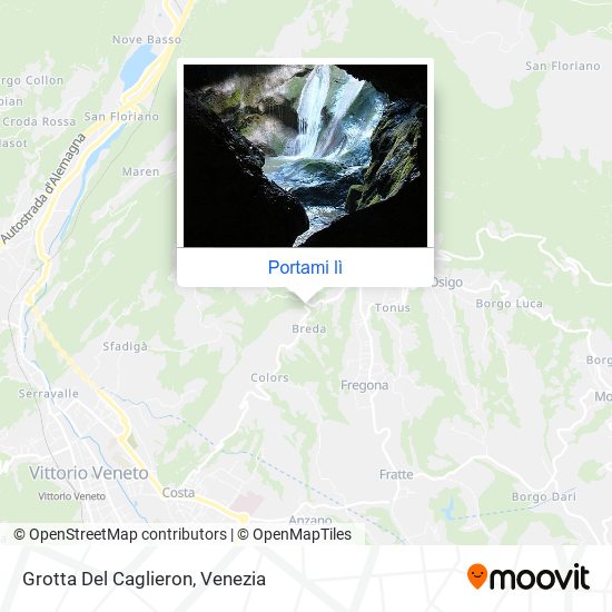 Mappa Grotta Del Caglieron
