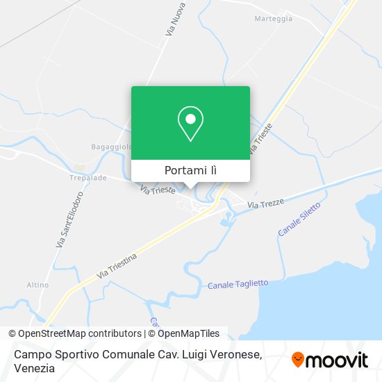 Mappa Campo Sportivo Comunale Cav. Luigi Veronese