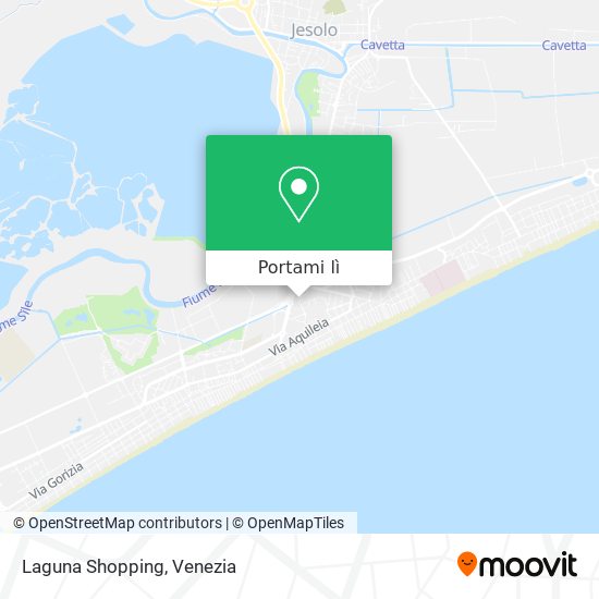 Mappa Laguna Shopping