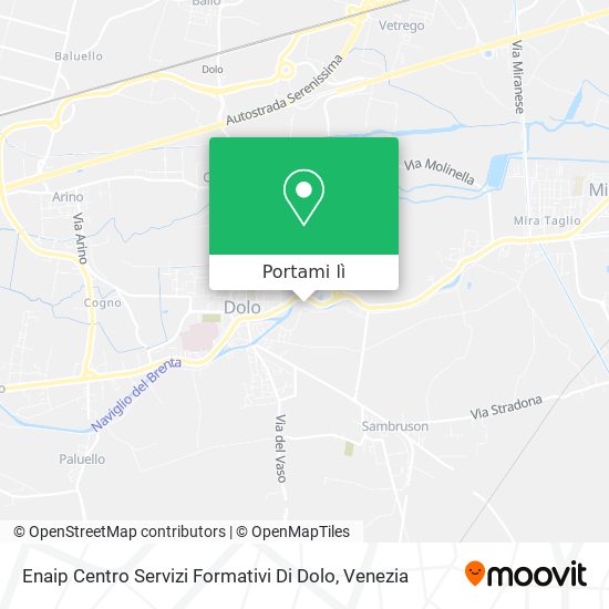 Mappa Enaip Centro Servizi Formativi Di Dolo