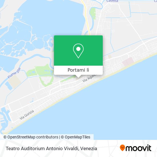 Mappa Teatro Auditorium Antonio Vivaldi