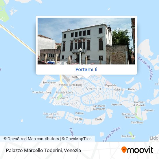 Mappa Palazzo Marcello Toderini
