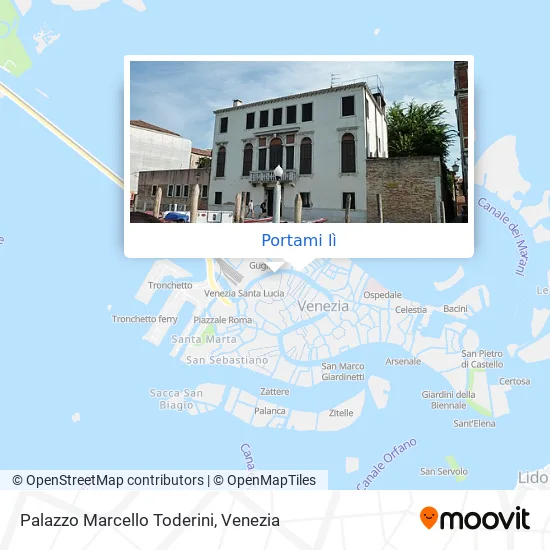 Mappa Palazzo Marcello Toderini