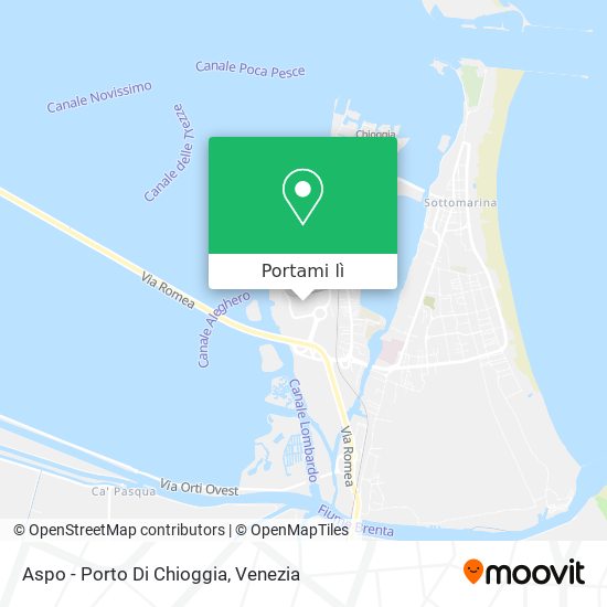 Mappa Aspo - Porto Di Chioggia