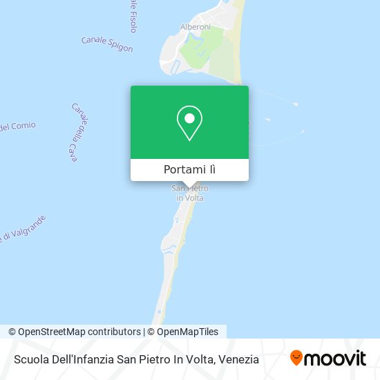 Mappa Scuola Dell'Infanzia San Pietro In Volta