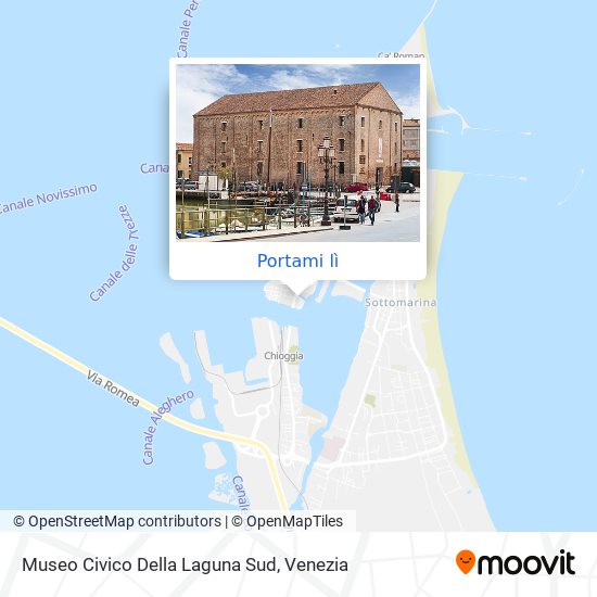 Mappa Museo Civico Della Laguna Sud