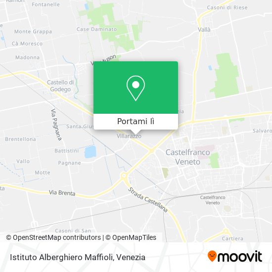 Mappa Istituto Alberghiero Maffioli