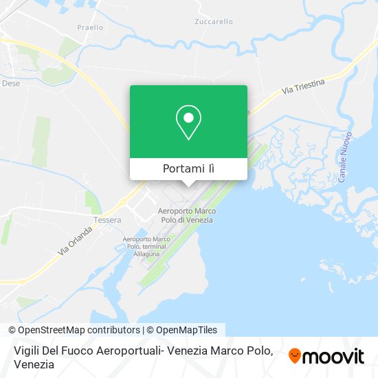 Mappa Vigili Del Fuoco Aeroportuali- Venezia Marco Polo