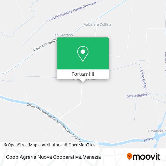 Mappa Coop Agraria Nuova Cooperativa