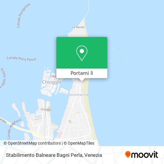Mappa Stabilimento Balneare Bagni Perla