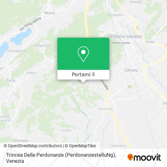 Mappa Trincea Delle Perdonanze (Perdonanzestellu­Ng)