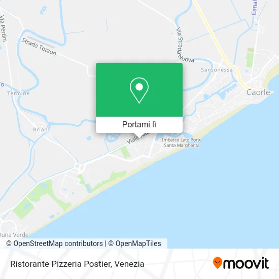 Mappa Ristorante Pizzeria Postier