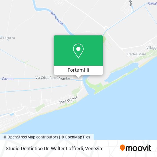 Mappa Studio Dentistico Dr. Walter Loffredi