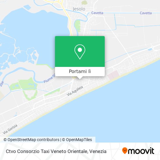 Mappa Ctvo Consorzio Taxi Veneto Orientale