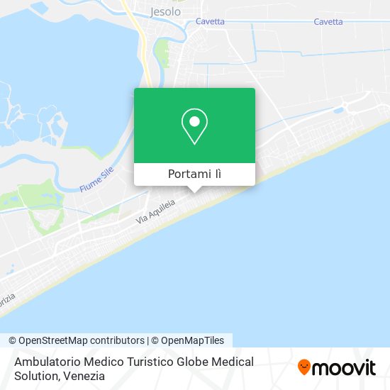 Mappa Ambulatorio Medico Turistico Globe Medical Solution