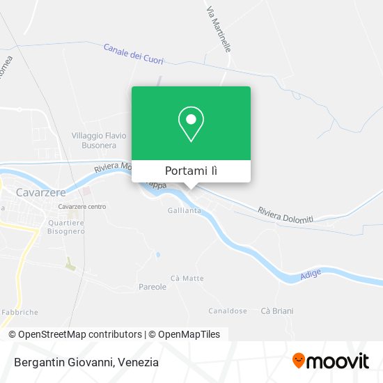 Mappa Bergantin Giovanni