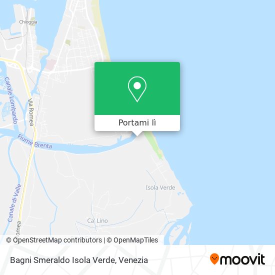 Mappa Bagni Smeraldo Isola Verde