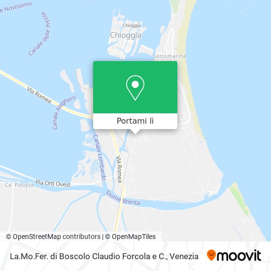 Mappa La.Mo.Fer. di Boscolo Claudio Forcola e C.