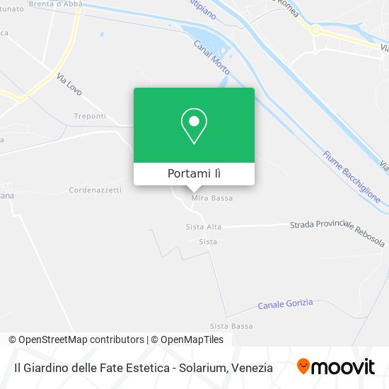 Mappa Il Giardino delle Fate Estetica - Solarium