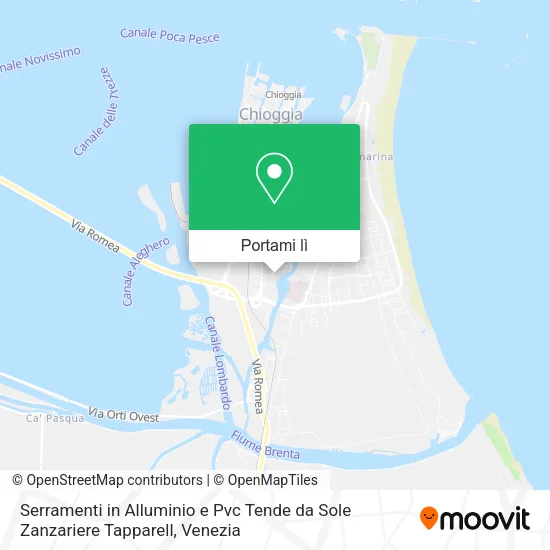 Mappa Serramenti in Alluminio e Pvc Tende da Sole Zanzariere Tapparell