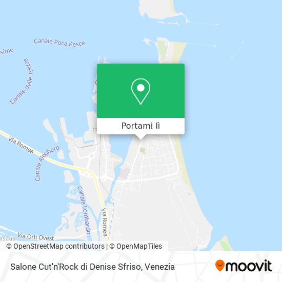 Mappa Salone Cut'n'Rock di Denise Sfriso